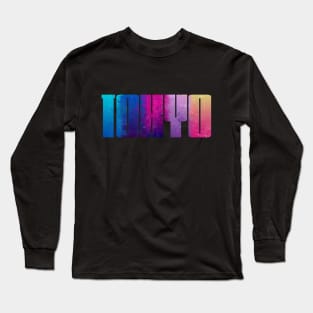 Tokyo Cyberpunk Colors Long Sleeve T-Shirt